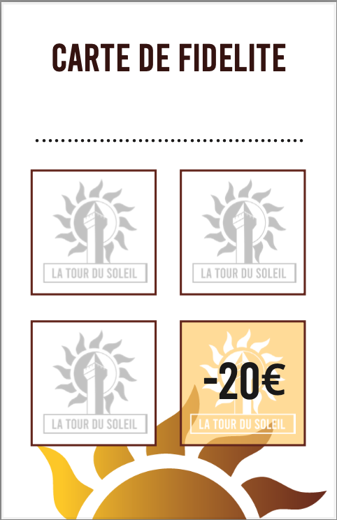 Carte de fidélité: -20€ au 4e workshop